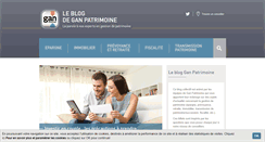 Desktop Screenshot of blog.ganpatrimoine.fr